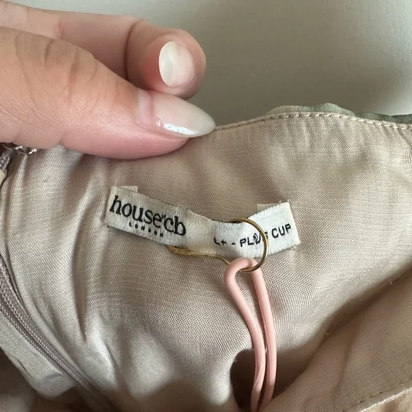 NWT House Of CB CHRISTIANA VINTAGE FLORAL MINI Romantic Dress Size L+ P - Picture 8 of 9